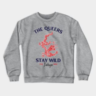 the queers red dragon Crewneck Sweatshirt